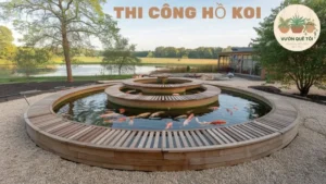 Thi Công Hồ Koi: Không Gian Sống Nghệ Thuật Và Đẳng Cấp